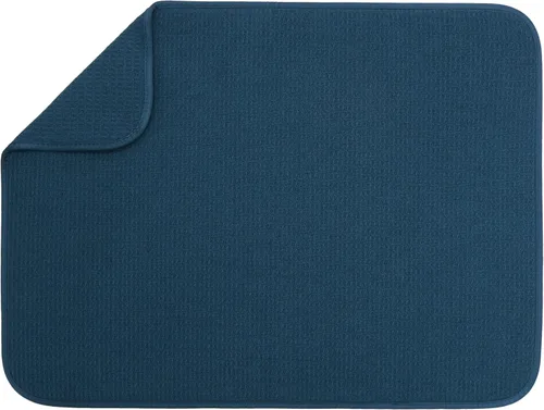 Miniatura 19 de S&T INC. Tapete de microfibra para secado de platos, reversible y absorbente para cocina, de 16 x 18 pulgadas, color negro