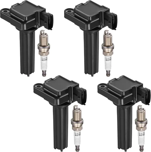 Miniatura 16 de BDFHYK Paquete de Bobina de Encendido UF350 y Bujías de Iridio 4505 Compatibles con Nissan 2002-2006 Altima 2002-2006 Sentra L4 2.5L Juego de 4