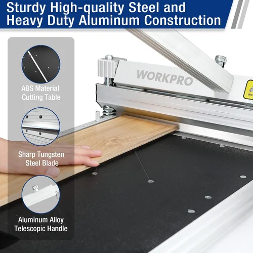 Miniatura 2 de WORKPRO Cortador de piso laminado de 13 pulgadas, cortador de piso de vinilo para laminado, pisos multicapa, parquet, paneles de pared
