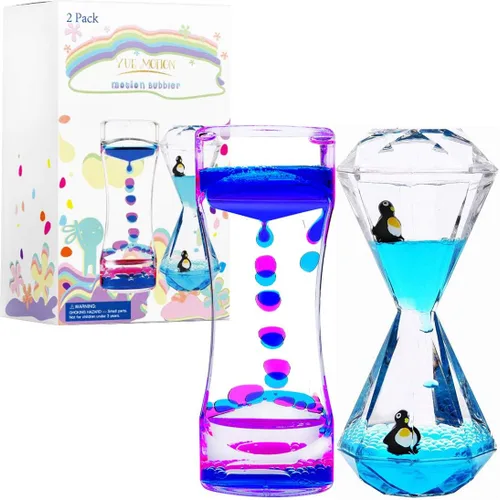 Miniatura 6 de Liquid Motion Bubbler - Tubos antiestrés para aliviar el estrés - Juego visual calmante para la escuela, el hogar, la oficina, relleno de calcetines