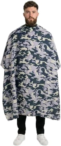 Campbell's Capa de camuflaje púrpura para peluqueros y estilistas