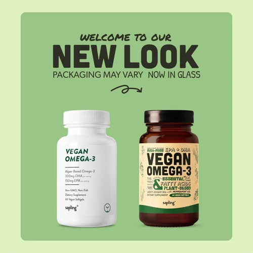 Miniatura 2 de Suplemento de Omega 3 vegano - Ácidos grasos DHA y EPA de base vegetal - Sin carragenina, alternativa al aceite de pescado, apoya la salud