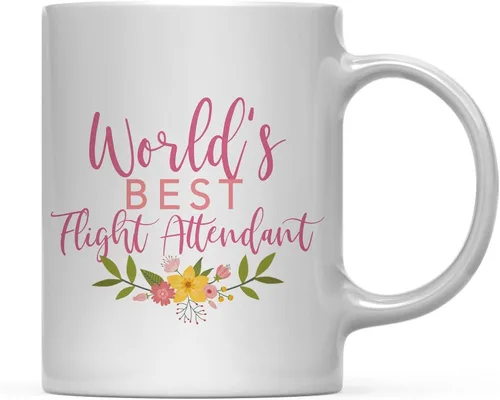 Miniatura 25 de Andaz Press Taza de café de 11 oz, regalo de broma de la mejor abbuela del mundo, diseño floral, paquete de 1