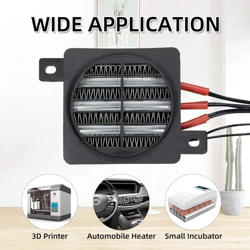 Miniatura 6 de Calentador de ventilador PTC, cerámica termostática, calentamiento rápido, deshumidificación de aire, calentador de ventilador de CC, accesorios