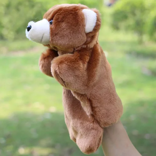 Miniatura 2 de RIY Marioneta de mano - Zoo Amigos Animales Educativos Marionetas Osito