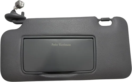 Visera solar con luces, con espejo izquierdo lado del conductor izquierdo interior gris compatible con Honda HR-V EX-L EX LX Sport 2016-2022