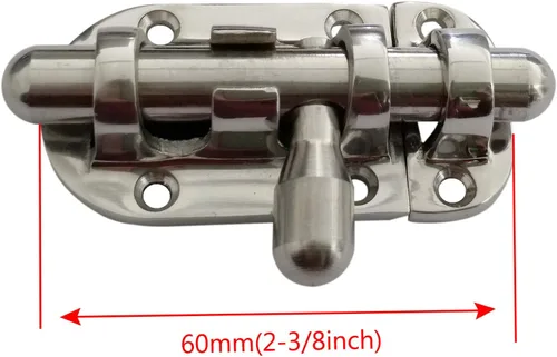 Miniatura 3 de Marine 316 - Pestillo de casillero de acero inoxidable resistente de 2-3/8 pulgadas para ventana de barco marino, puerta, escotilla, gabinete
