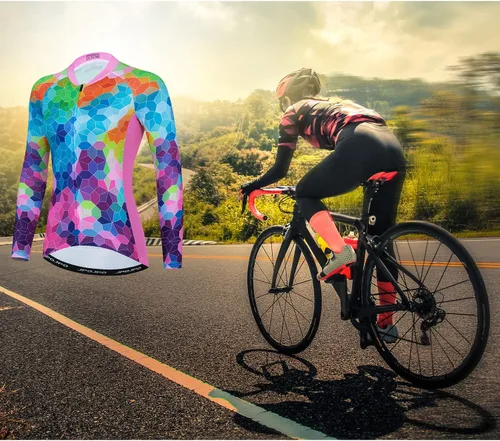 Miniatura 3 de Maillot de ciclismo para mujer, Road & Mountain Ladies Bike Shirt, Bicicletas Tops S-3XL