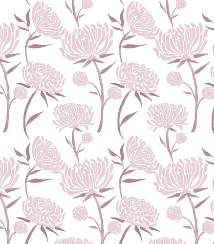 Miniatura 14 de Hopepak Papel Tapiz Floral Despegar y Pegar para Dormitorio Estilo Moderno Granja Papel de Pared con Flores Autoadhesivo Removible Papel de Contacto