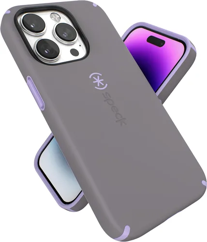 Miniatura 11 de Speck Funda delgada para iPhone 14 Pro, protección contra caídas, resistente a los arañazos, tacto suave para iPhone 14 Pro de 6.1 pulgadas, doble