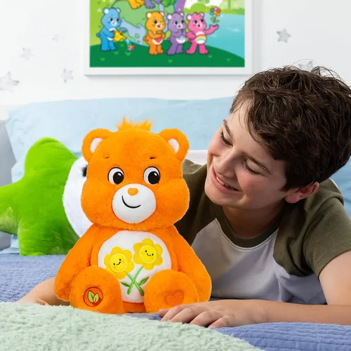 Miniatura 5 de Care Bears Peluche Cheer Bear de 14" - Tamaño Mediano - Peluche Rosa para Edades 4+ – Perfecto Regalo de Peluche para Vacaciones y Cumpleaños, Súper