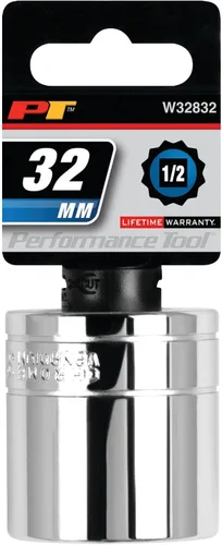 Miniatura 2 de Performance Tool W32832 1/2 Drive 12 Puntos Enchufe, 32mm
