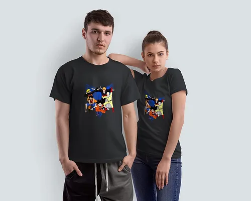 Miniatura 2 de Camiseta oficial Luffy Goku Saitama Ichigo Team de 22.99 Bucks
