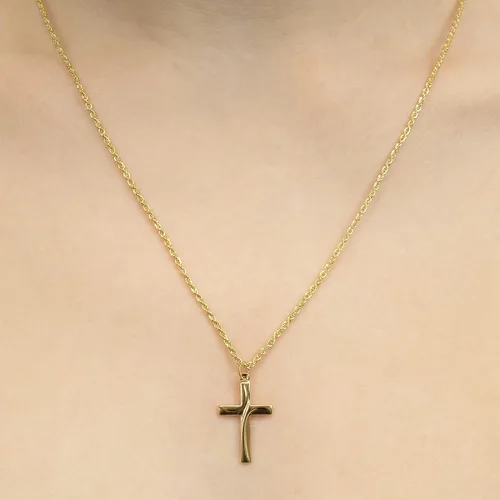 Miniatura 11 de Dijes religiosos de oro amarillo de 14 quilates para hombres y mujeres – disponible en varios diseños