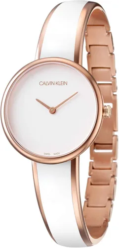 Miniatura 2 de Calvin Klein Reloj para mujer con correa de acero inoxidable K4E2N616 blanco talla única K4E2N616-AMZUK Blanco talla única K4E2N616-AMZUK