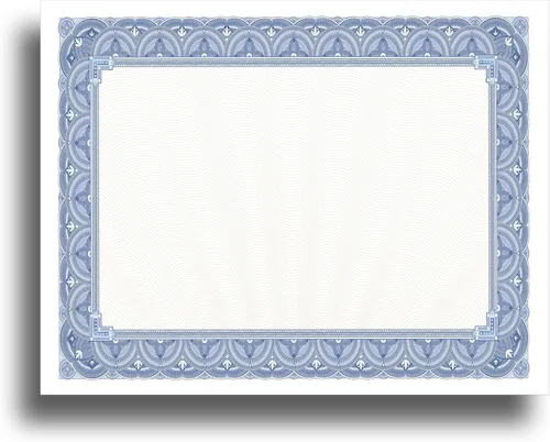 Miniatura 8 de Papel de certificado grueso y pesado en blanco, paquete de 100 hojas, 8.5 x 11 pulgadas, certificado liso para impresora (borde dorado)
