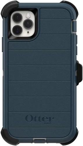 Miniatura 7 de OtterBox Funda para iPhone 11 Pro Max Defender Series - Negro, resistente y duradera, con protección de puerto, incluye soporte de clip para funda
