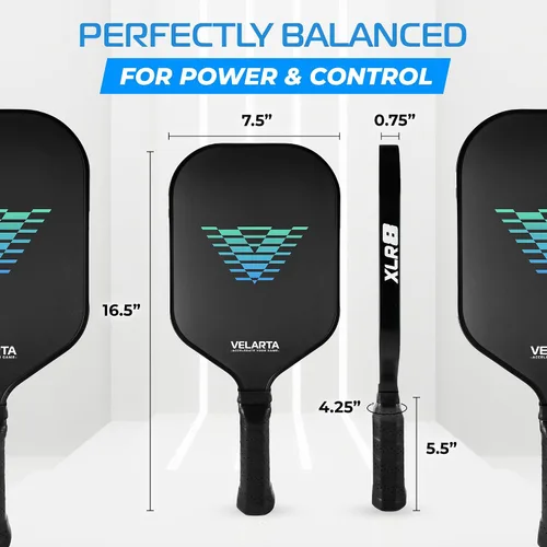 Miniatura 6 de Velarta Professional Pickleball Paddles – Best Pickleball Paddle - Pickleball Paddles Carbon Fiber T700 - USAPA Approved - 16mm Paddle Racket for