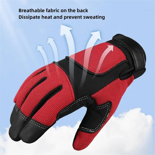 Miniatura 3 de Guantes deportivos para niños, guantes de ciclismo de dedo completo MTB para ciclismo, escalada, equitación, ciclismo, deportes al aire libre