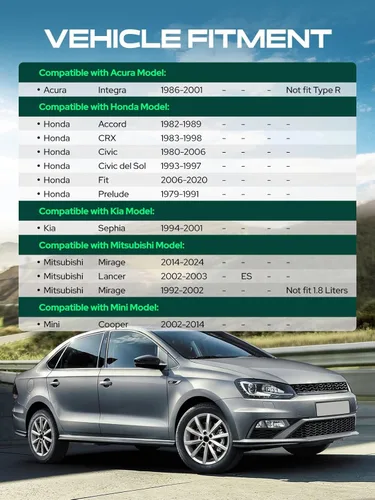 Miniatura 3 de YHTAUTO Juego de 4 espaciadores de rueda centrados en buje de 4 x 100 mm, 2 pulgadas, compatibles con modelos Honda, Acura, Kia, Mini y Mitsubishi