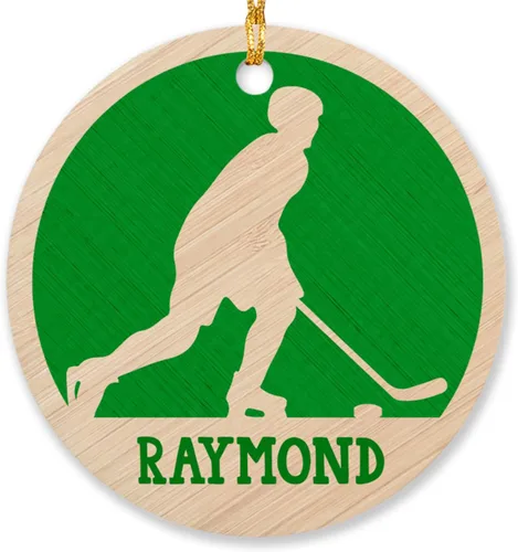 Miniatura 9 de Adorno de Navidad de balón de fútbol, adorno de fútbol personalizado con nombre, adorno de jugador de fútbol personalizado para árbol de Navidad