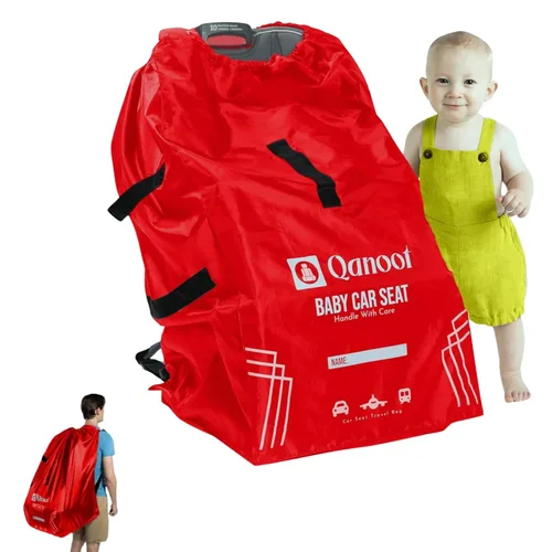Miniatura 8 de Bolsa de viaje para asiento de automóvil infantil para avión - Bolsa resistente de facturación en puerta para asientos de automóvil que se adapta