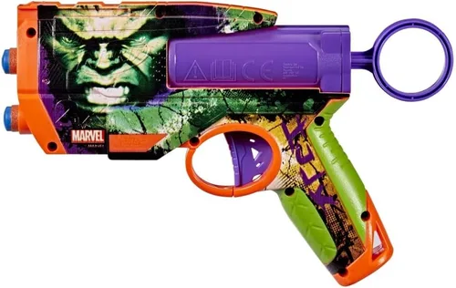Miniatura 8 de Nerf Marvel Hulk Dart Blaster 4 dardos de espuma Nerf N1 Diseños de piel inspirados en Hulk Regalos para llenar calcetines navideños