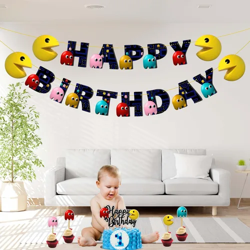 Miniatura 4 de Suministros de fiesta de cumpleaños con temática de mariquita: bonito juego de decoración de fiesta inspirado en insectos para celebraciones