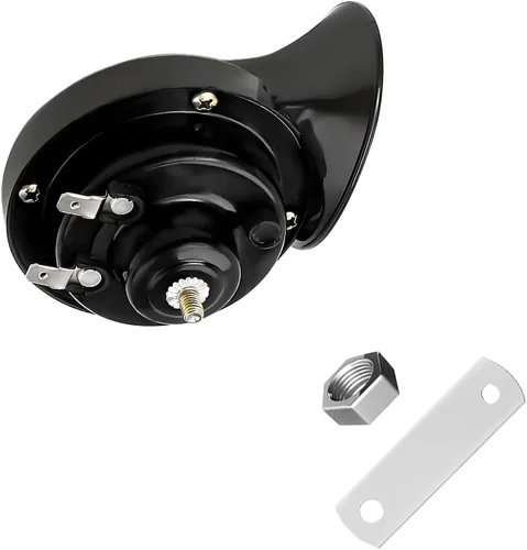 Yourkar - Bocina de coche fuerte, 12V impermeable, bocina eléctrica de caracol de 303DB, tono alto, reemplaza para coches, SUV, camiones,