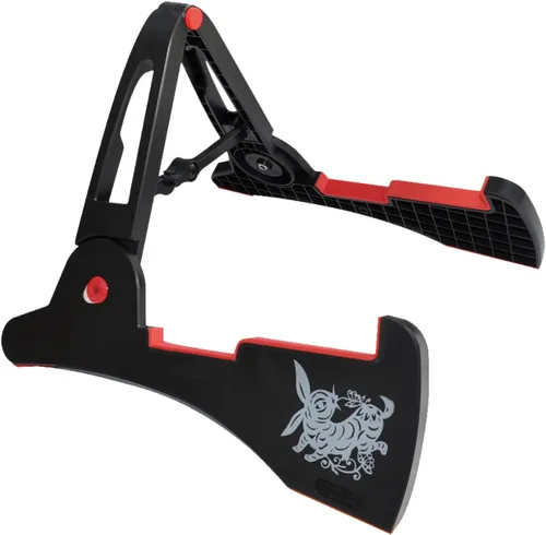 Soporte universal plegable para guitarra con marco en A, antideslizante, soporte fuerte para guitarra acústica eléctrica, bajo, ukelele, viaje,