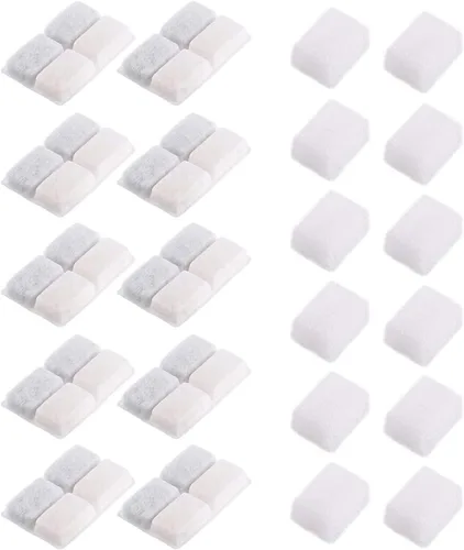 Miniatura 5 de furrybaby Filtros de repuesto de carbono para fuente de gatos y perros, filtros dispensadores de fuente de agua prémium para mascotas