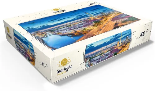 Miniatura 3 de MyPuzzle Skyline Berlin - Rompecabezas prémium de 100 piezas, fabricado en Estados Unidos