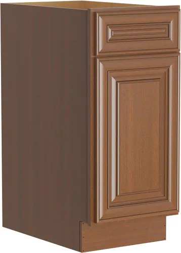 Miniatura 76 de LOVMOR Armarios de base de cocina, armario de almacenamiento aparador, gabinete de entrada con 1 cajón y estante ajustable, 24 pulgadas de ancho x