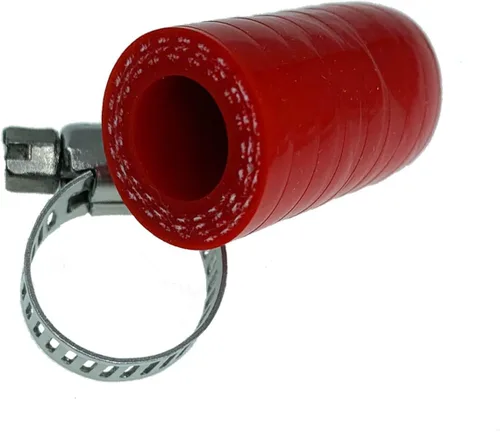 Miniatura 16 de Tapa de Refrigerante de Silicona Reforzada Universal Negra de 1/4" (6.5mm) con Abrazadera para Calentador de Derivación Puerto de Agua al Vacío Kit