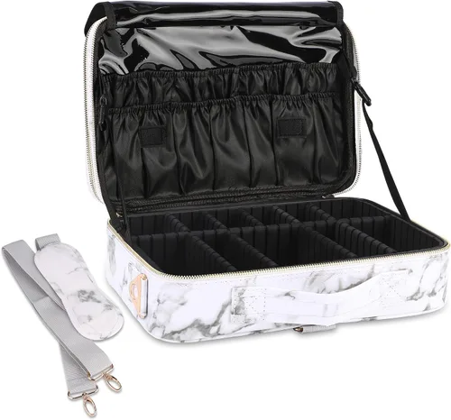Miniatura 9 de Estuche de maquillaje de viaje JOURMON, Negro, L