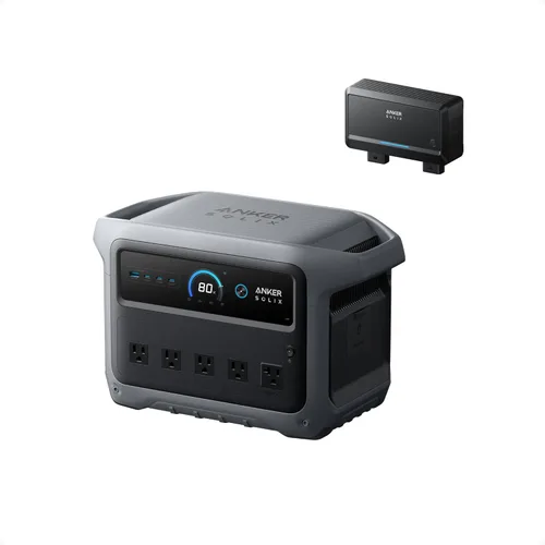 Miniatura 14 de Anker SOLIX C1000 Gen 2 Estación de energía portátil, generador solar de 2,000 W (pico 3,000 W), carga completa en 49 minutos, batería LiFePO4