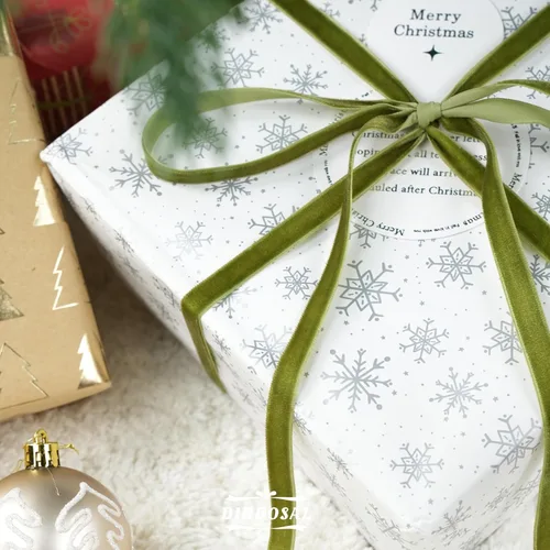 Miniatura 8 de Cinta de terciopelo verde musgo de 3/8 pulgadas de una sola cara, cinta de terciopelo fina para envolver regalos, verde oliva para decoraciones