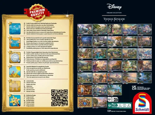 Miniatura 3 de Schmidt Thomas Kinkade: Disney Cenicienta - 1000 piezas Rompecabezas para adultos A partir de 12 años