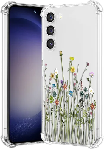 Miniatura 15 de RALEAVO Funda protectora para Samsung Galaxy S23 Ultra, funda protectora transparente de poliuretano termoplástico suave con esquinas reforzadas