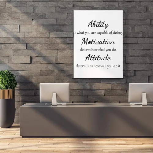 Miniatura 4 de 2 hojas de calcomanías de vinilo con citas para pared, habilidad, motivación, actitud, creer en ti mismo, calcomanías inspiradoras para el hogar