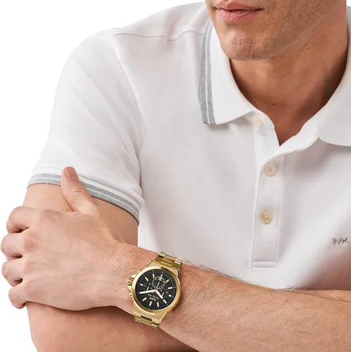 Miniatura 5 de Michael Kors Dylan - Reloj cronógrafo de acero inoxidable, MK8731 - Dylan, talla única , Oro