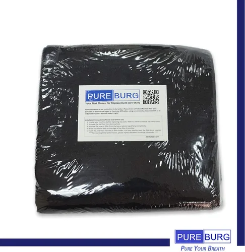 Miniatura 5 de PUREBURG Filtro de Carbono, Almohadilla de Carbono Cortable a Medida 16 x 48 pulgadas para Filtro de Aire, Lámina de Carbón que se Ajusta a Campanas