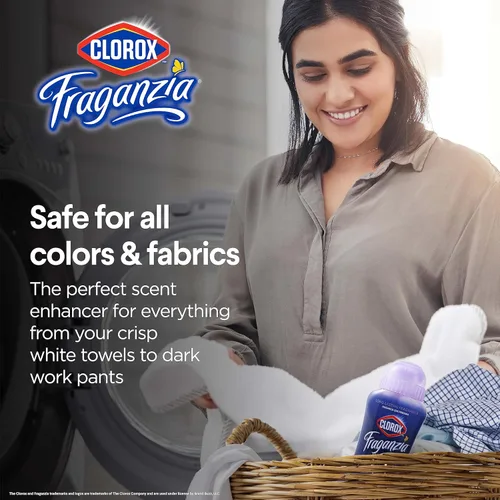 Miniatura 4 de Clorox Fraganzia - Cristales Potenciadores de Aroma para Lavandería con Aroma a Lavanda y Eucalipto - Perlas Ambientadoras Perfumadas para el Lavado