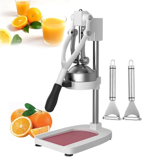 Miniatura 10 de Exprimidor de cítricos de hierro fundido, máquina de exprimidor de prensa manual, exprimidor y trituradora de frutas, procesadores de alimentos