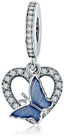 Abalorio de Ojo del Diablo, Colgante de Cangrejo, Gato del Amor, Fritas Colgantes, Abalorio de Plata de Ley 925 para Collar y Pulsera de Mujer,