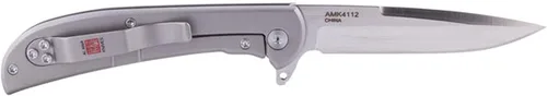 Miniatura 2 de Al Mar Cuchillos Ultralight Hawk Cuchillo plegable con mango de titanio de 2.75 pulgadas, titanio