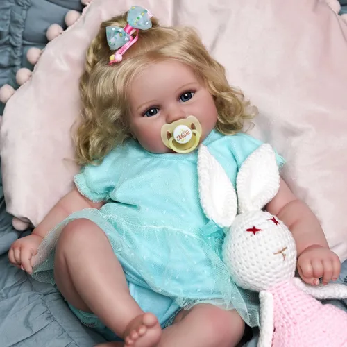 JIZHI Muñecas Realistas de Bebé Reborn - 20 Pulgadas con Sensación Realista de Recién Nacido Adorables y Juguetonas Muñecas de Bebé de la Vida Real