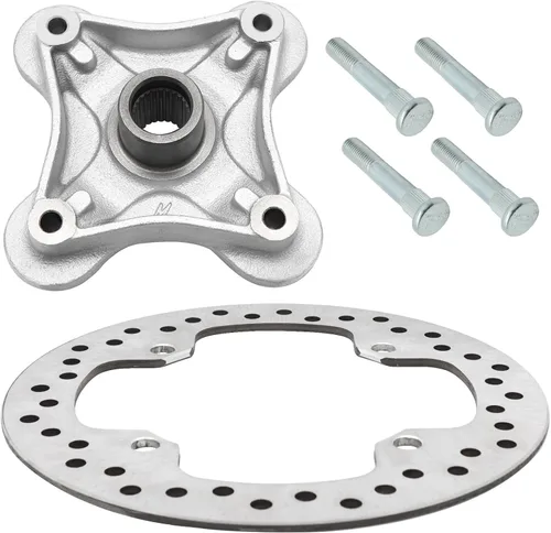 Miniatura 3 de Buje de rueda trasera, pernos y rotor de freno para Polaris Sportsman 550 850 1000 Scrambler 850 1000 2009-2024 5136946 5136295 5250205 7518671