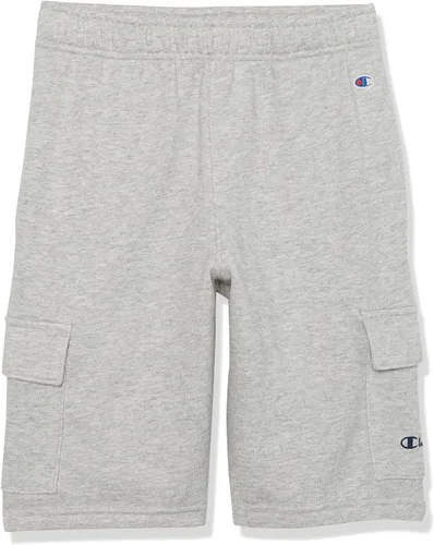 Champion Pantalones cortos para niños, pantalones cortos tipo cargo para hombre, pantalones cortos deportivos con bolsillos tipo cargo, 8 pulgadas