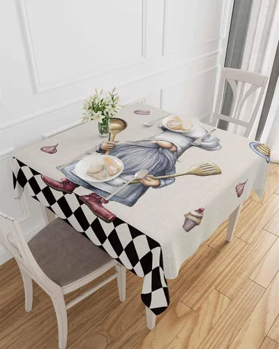 Miniatura 17 de Mantel rectangular impermeable con hojas de eucalipto de otoño, 52 x 70 pulgadas, mantel otoñal, rústico, girasol, acuarela, botánico, a prueba